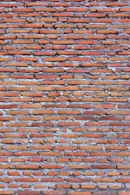Kırmızı tuğla duvar dokusu grunge arka plan. İç tasarım için kullanılabilir, duvar kağıdı ve arkaplan olarak kullanılabilir