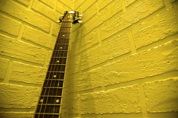 Gitar panosu. gitar klavyesi farklı açı fotoğrafı