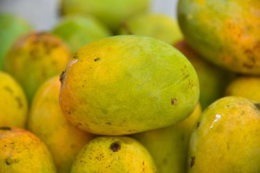 Mango demetinin üst açı fotoğrafını kapat