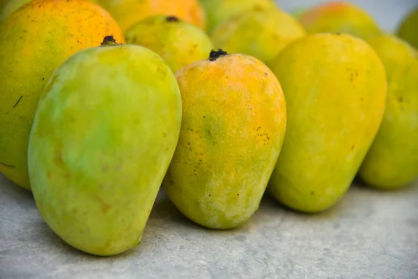 Cerrar Arriba Ángulo Superior Foto Mangos — Foto de Stock