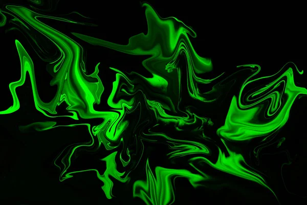 Green Smoke Wave Abstract Background — Stock Photo, Image