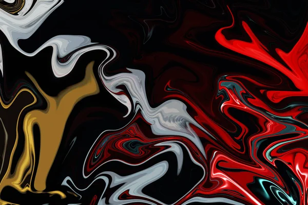 Kleurrijke Inkt Marmer Abstract Beeld Met Hoge Resolutie Kan Gebruikt — Stockfoto