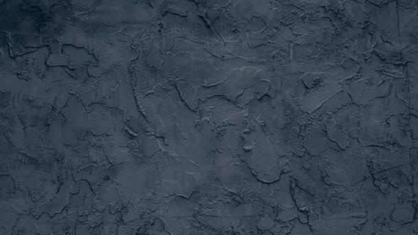 Donkergrijze Grunge Muur Textuur Achtergrond Sluiten Beeldmateriaal — Stockvideo