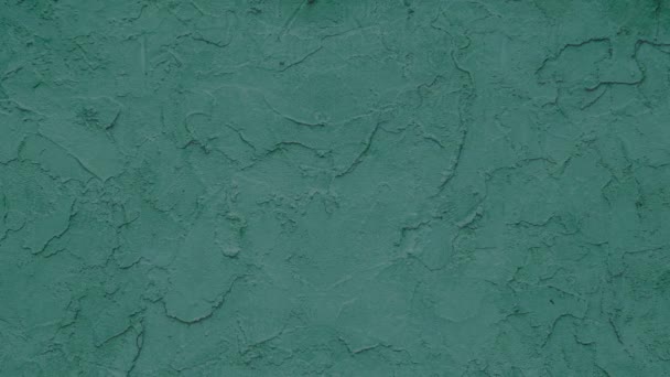 Cyan Kolor Ściany Tekstury Wideo Grunge Ściana Tekstury Wideo Tło — Wideo stockowe
