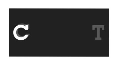 Cricket word text animation for video usage.