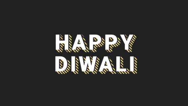 Happy Diwali Text Animation — Video