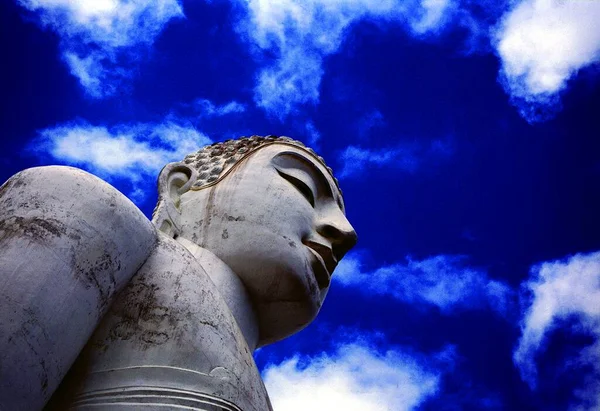 Buddha Staty Kandy Sri Lanka — Stockfoto