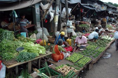 Sebze Pazarı Colombo Sri Lanka