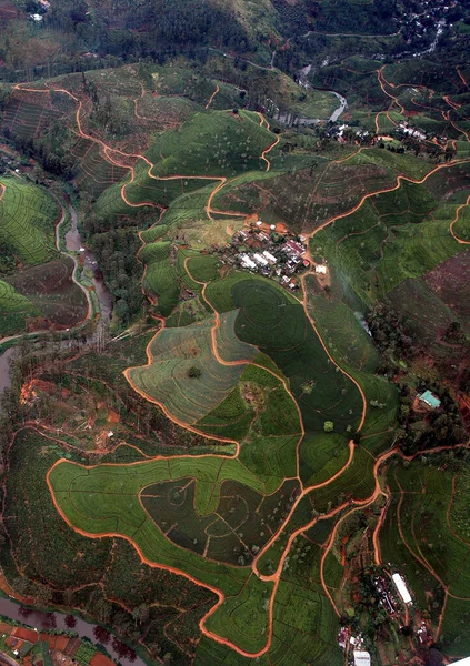 Vista Aérea Central Sri Lanka — Fotografia de Stock