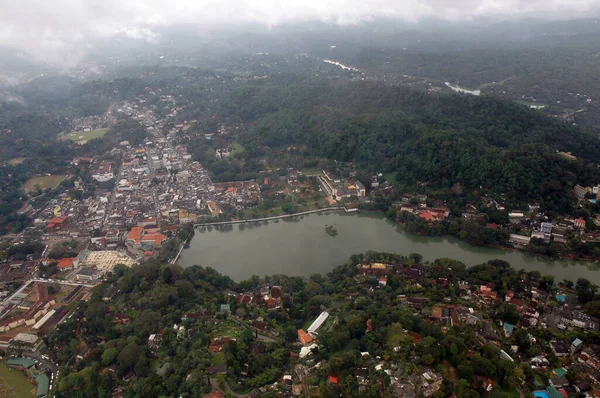 Vista Aérea Kandy Sri Lanka — Fotografia de Stock