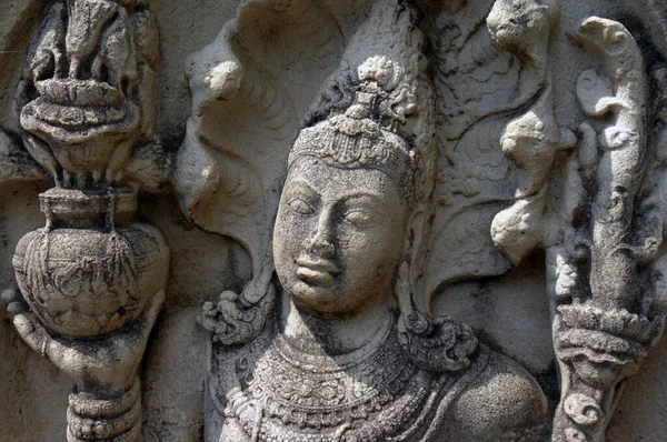 Piedra Guardia Polonnaruwa Sri Lanka — Foto de Stock