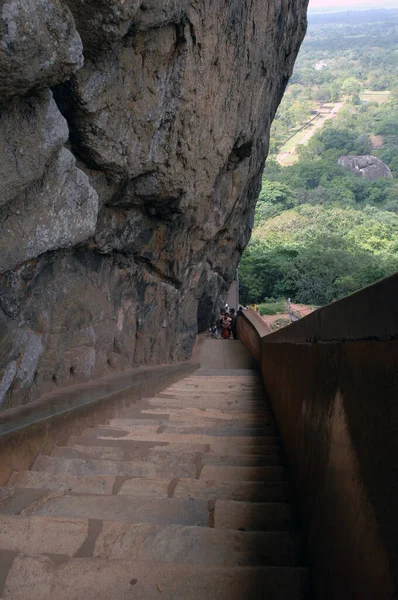 Sri Lanka Roca Del León Sigiriya —  Fotos de Stock