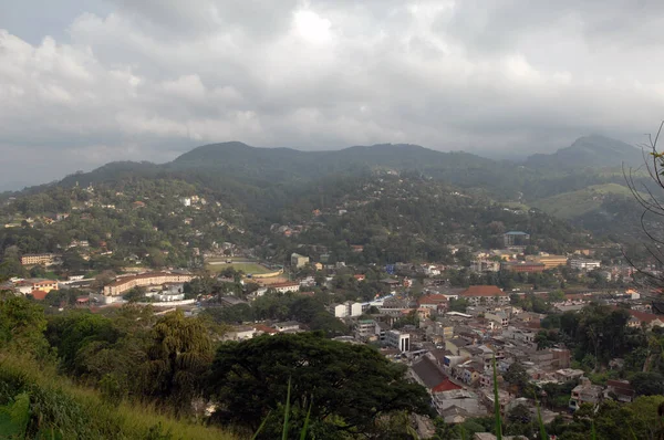 Widok Kandy Sri Lanka — Zdjęcie stockowe