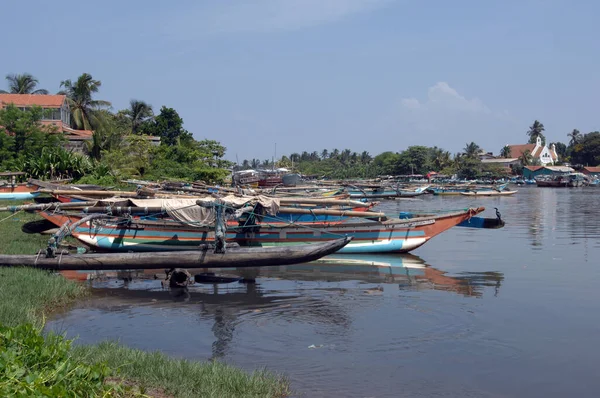 Fishing Boats Negombo Sri Lanka — Stock Photo, Image