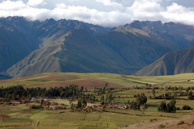 Peru 'nun kırsal manzarası