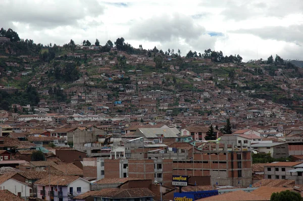 Vista Panorâmica Cusco Peru — Fotografia de Stock