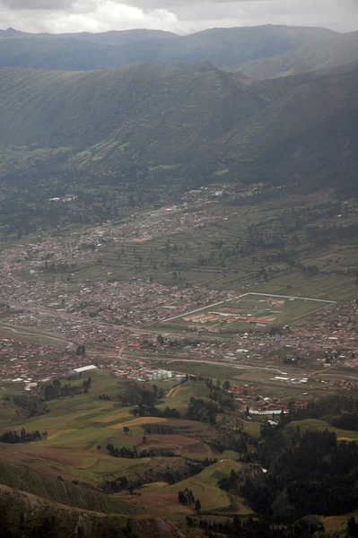 Vista Aérea Paisagem Sobre Peru — Fotografia de Stock