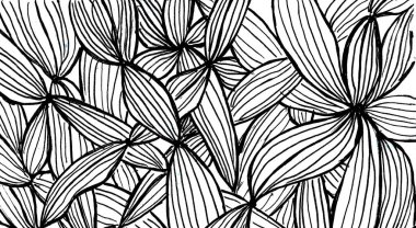 siyah ve beyaz mobious dalga çizgili optik soyut tasarım