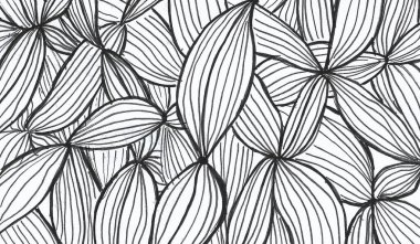 siyah ve beyaz mobious dalga çizgili optik soyut tasarım