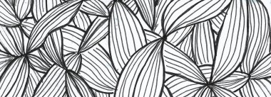 siyah ve beyaz mobious dalga çizgili optik soyut tasarım