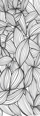 siyah ve beyaz mobious dalga çizgili optik soyut tasarım