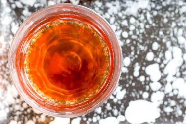 Sıcak çay sabah içeceklerinde lezzetlidir. 