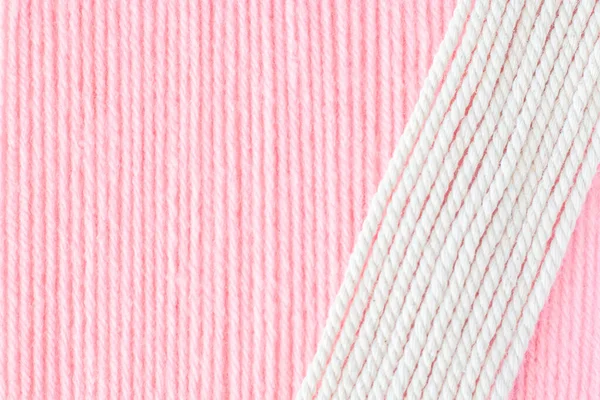 纱线的质地是甜的颜色背景 — 图库照片