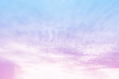 Soft cloudy is gradient pastel,Abstract sky background in sweet color.	