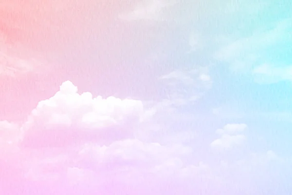 Soft Cloudy Gradient Pastel Abstract Sky Background Sweet Color — Fotografia de Stock