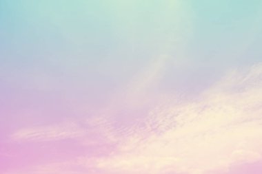 Soft cloudy is gradient pastel,Abstract sky background in sweet color.	