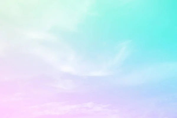 Soft Cloudy Gradient Pastel Abstract Sky Background Sweet Color — Stockfoto