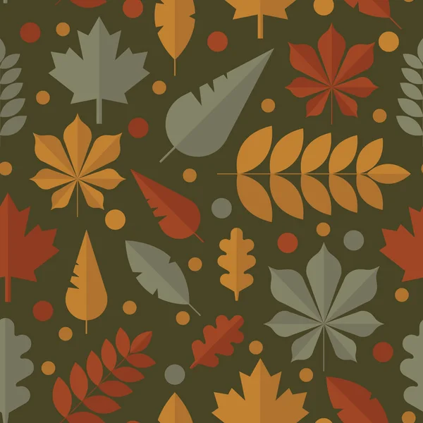 Akçaağaç yaprağının üç rengi var. Kırmızı, sarı, yeşil. Tekstil eskizi, arka plan, ambalaj kağıdı, tasarım, ambalaj. Eps 8.