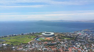 Cape Town ve Güney Afrika 'daki stadyumuna bakın.