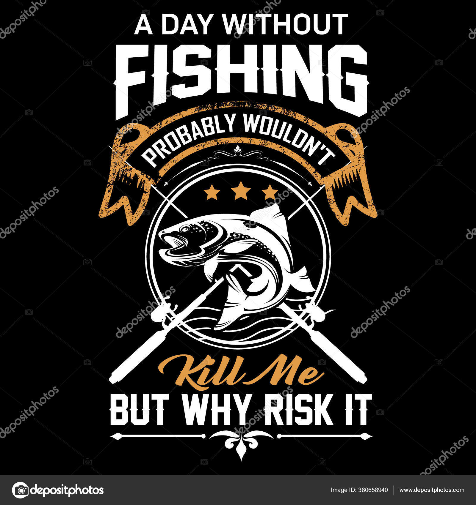 American Grunge Fishing T-shirt Design Vector Download