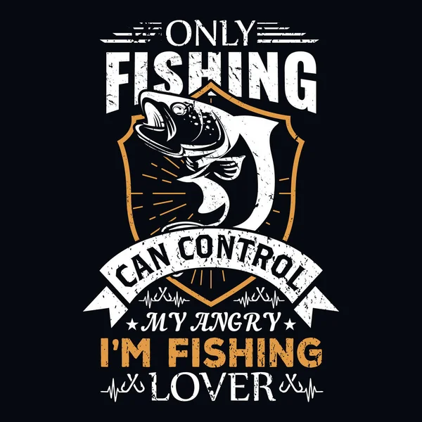 Halászati Póló Tervezése Póló Tervezése Vintage Halászati Emblémák Csónak Halászati — Stock Vector