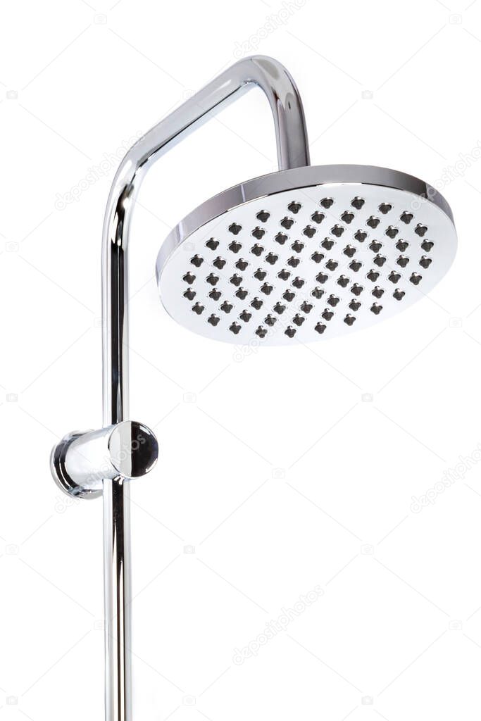 Stainless Steel Shower set with Model round hood. Bath Plumbing Fixture and Bathroom Fixtures