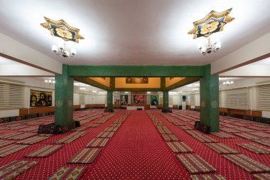 Tunceli, Türkiye - 31 Ekim 2019; Cem evi; Alevi Türk vatandaşlarının ibadethanesi. Bektashi tarikatı için toplanma yeri. Türkçe adı: Bektasi Tarikati, Cemevi. Tunceli, Türkiye.