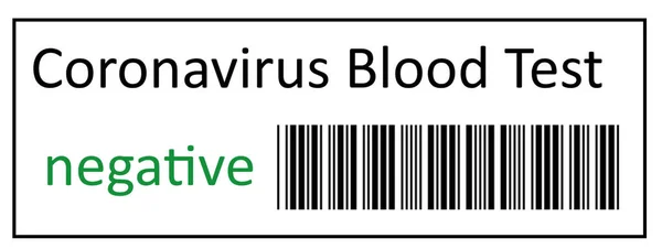 Testy Obecność Koronawirusu Covid Pisanie Probówce Dodatnimi Ujemnymi Wynikami Testów — Zdjęcie stockowe