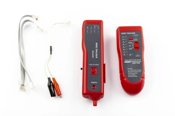 Wire Tracker Line Finder Cable Tester Network Lan Ethernet Cable — Zdjęcie stockowe