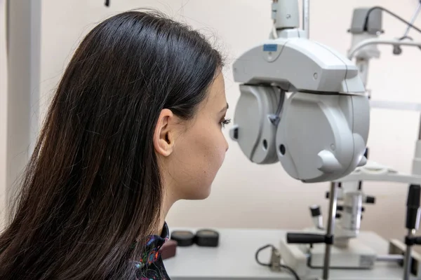 Salud Concepto Alta Tecnología Para Cuidado Los Ojos Oftalmólogo Óptico —  Fotos de Stock