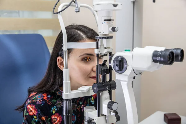 Salud Concepto Alta Tecnología Para Cuidado Los Ojos Oftalmólogo Óptico —  Fotos de Stock