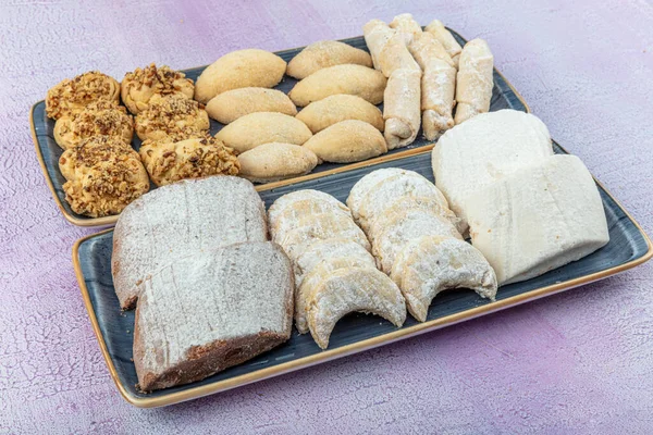 Eid Fitr Cookies ขนมขบเค ยวส าหร นหย อยกว าของชาวม ตและค — ภาพถ่ายสต็อก
