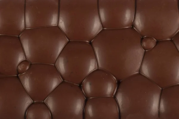 Melkchocoladereep Chocolade Popping Popcik Geïsoleerd Witte Achtergrond Bovenaanzicht Vlak Lay — Stockfoto