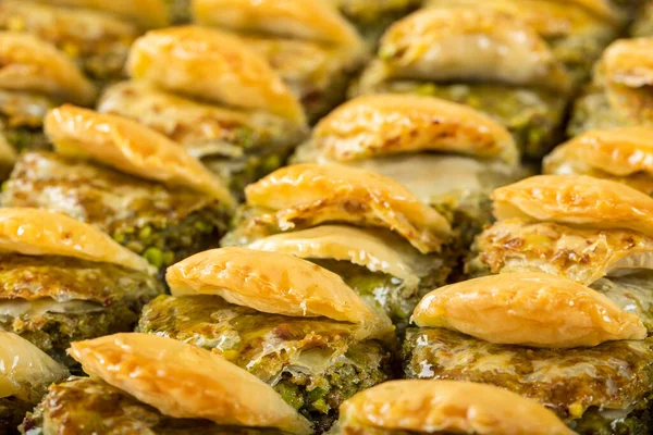 Türkisches Dessert Baklava Mit Konzept Hintergrund — Stockfoto