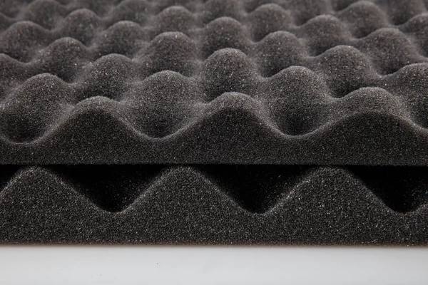 Das Muster Der Schalldichten Platte Aus Polyurethanschaum Akustische Schaumstoffwand — Stockfoto