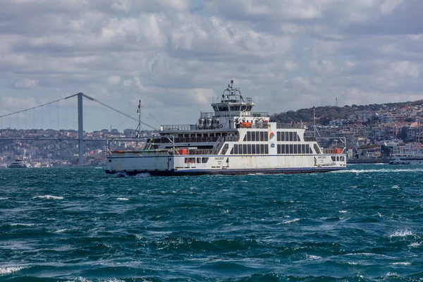 Κωνσταντινούπολη Τουρκία Μαρτίου 2019 Istanbul Sea Buses Ferries Istanbul Strait — Φωτογραφία Αρχείου