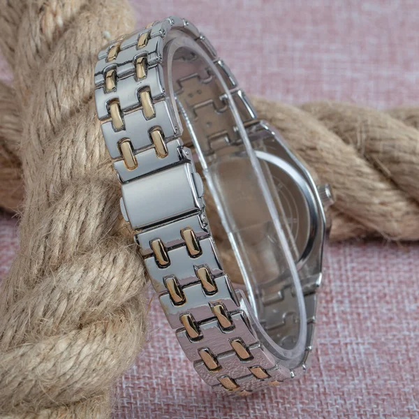 Montre Bracelet Décontractée Mode Pour Hommes Montre Homme Luxe Sur — Photo