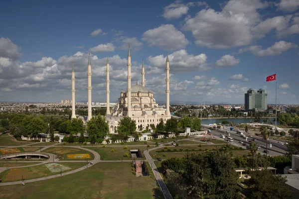 Mezquita Adana Sabanci Parque Central Adana Adana Turquía —  Fotos de Stock