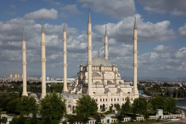Mezquita Adana Sabanci Parque Central Adana Adana Turquía — Foto de Stock
