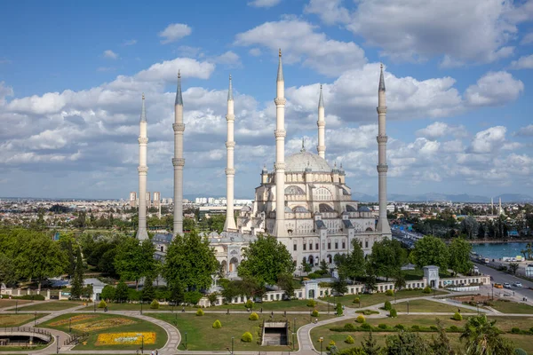 Adana Sabanci Mecset Adana Central Park Adana Törökország — Stock Fotó